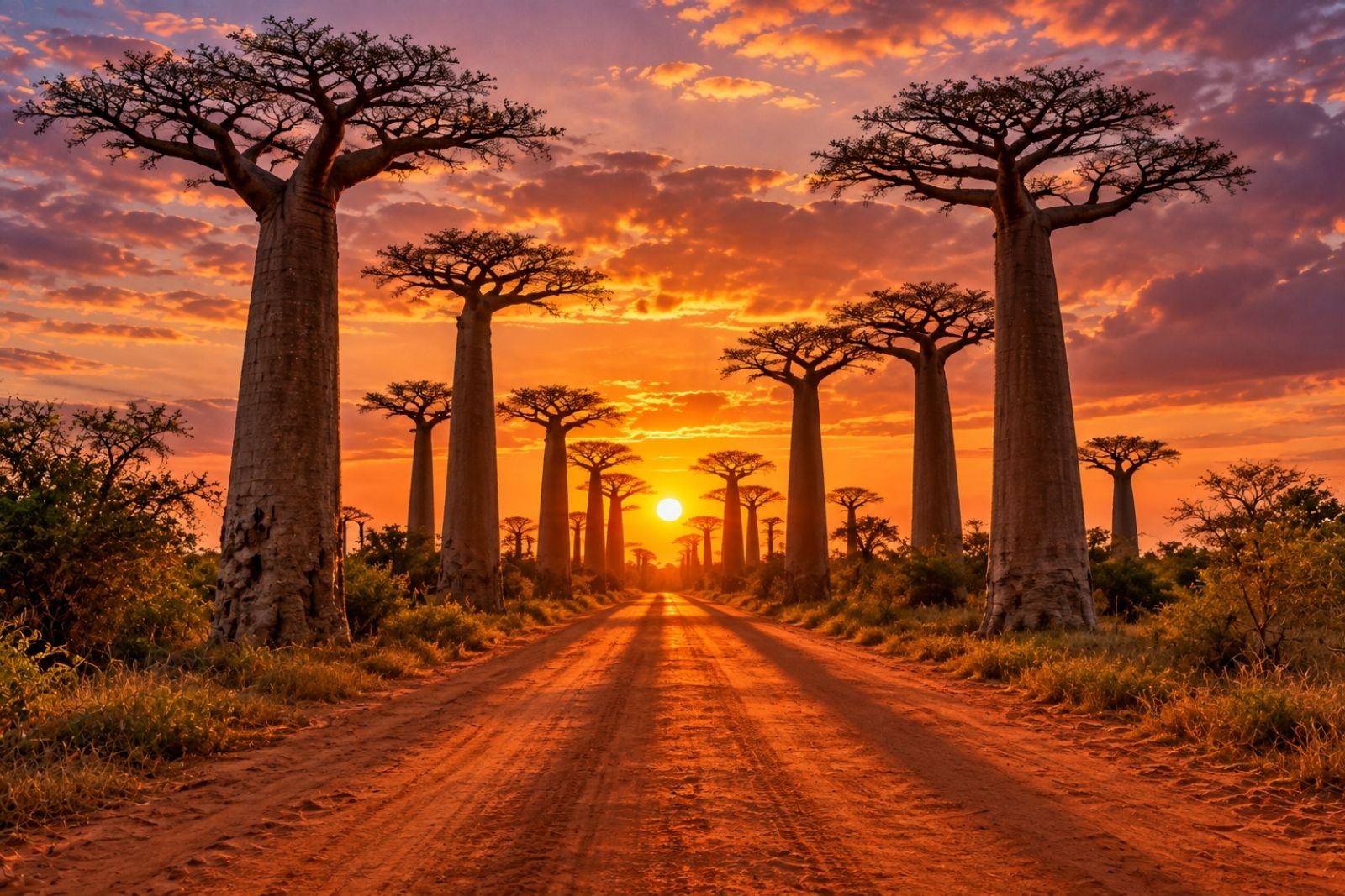 Madagascar — Avenue of the Baobabs